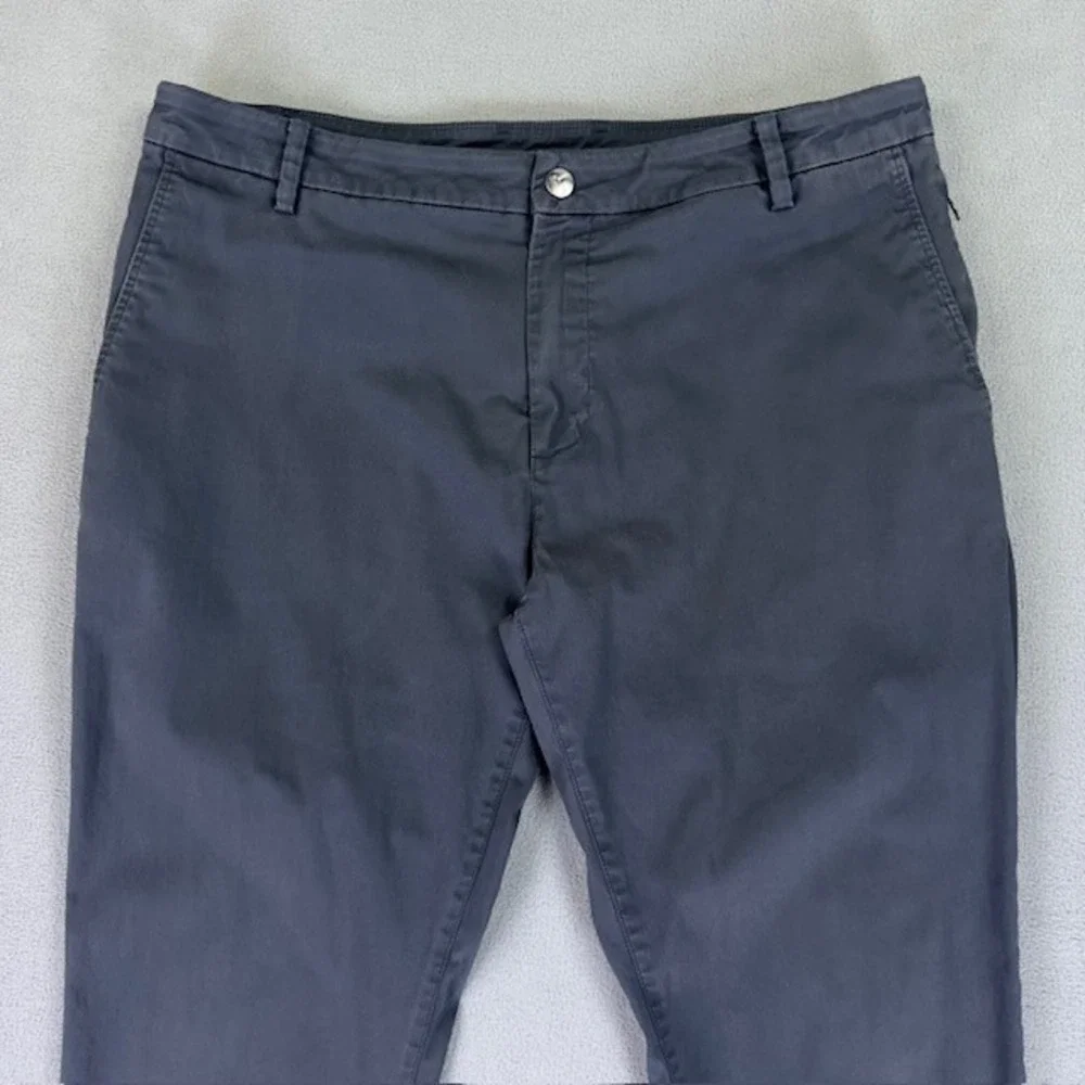 Birddogs Pants Mens 36x32 Grey Compression Lined Performance Chino Office‎ Prep